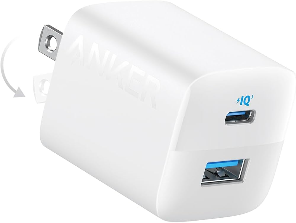 Anker USB+C Charger (33W) Compact with 2 Ports